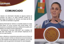 The Chief Administrative Officer of Tarimoro was dismissed after a memo forced employees to attend a Sheinbaum event.
