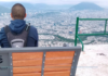 Unbeatable view! | The cable car area on Cerro de la Silla has been renovated with benches.