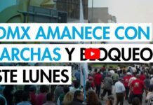 Mexico City starts the week with marches and blockades: Affected streets and areas with closures