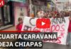 The National Guard monitors the caravan while authorities deny them aid.