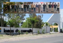 The hitmen were at a pool party in Comanjilla, celebrating the head of the CJNG cartel; 22 people have been arrested.