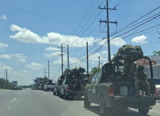 Federal security forces arrive in Reynosa, Tamaulipas