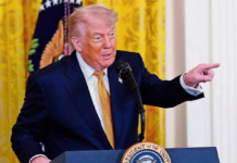 “We have a problem because the cartels run Mexico; nobody else does,” says Trump; he emphasizes the control his country has “over the southern border.”