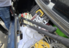 SSC seizes sledgehammers, large firecrackers, and metal pipes from CNTE members.