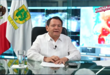 Yucatán suspends all economic activities due to heavy rains; authorities urge residents to stay indoors