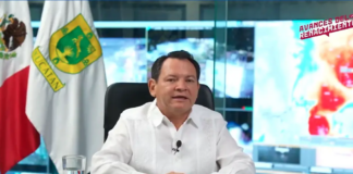 Yucatán suspends all economic activities due to heavy rains; authorities urge residents to stay indoors