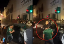 Morena youth leader exposed for hitting a female driver in Zacatecas.