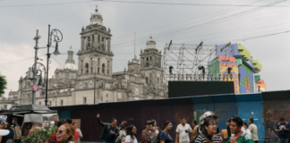 Protests threaten to disrupt the World Cup ceremony in Mexico City.