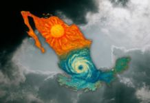 Mexico caught in a double bind: the advance of a cold front with 80 km/h winds and the forecast of a historically intense El Niño phenomenon.
