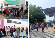 Teachers occupy plazas in Oaxaca and toll booths in Chiapas