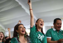 This is how Sheinbaum reacted ahead of the Mexico vs. South Korea match: there was a prediction pool and even prizes.