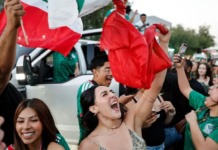 “They fill all of Mexico with pride”: Sheinbaum and fans celebrate El Tri becoming the first team to qualify for the next stage of the World Cup.
