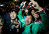 More than a million people take to the streets of Mexico City to celebrate the victory.