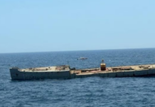 Tamaulipas receives the former ARM Ortega ship, which will be integrated into the artificial reef project in the Gulf of Mexico.