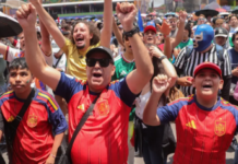 Seven million people attend Fan Fest’s in Mexico City during the World Cup