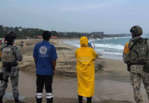 The body of a drowned person was found on Palmarito Beach in Puerto Escondido.