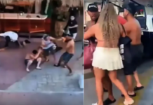Fight between tourists and taxi driver on the Cozumel boardwalk leaves 2 arrested and one hospitalized