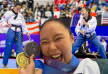 Proudly regal: Cecilia responds with medals