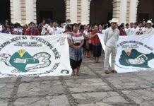 Jacinto Canek Normal School Students March in San Cristóbal for Indigenous Rights