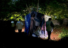 Evicted squatters block the Mérida ring road