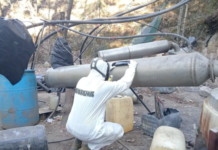 Clandestine LP gas storage facility seized in Veracruz
