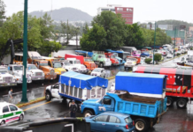 Truck drivers are going on strike in Veracruz