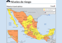 Canada shares U.S. security alert for Mexicali, Baja California.