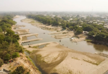 Mexico loses territory due to flooding on the border with Guatemala.