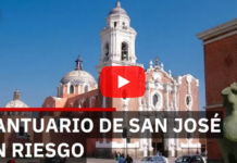 Sanctuary of San José in Tlaxcala shows cracks despite multi-million-peso restoration.