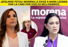 Political Rift in the 4T: Ariadna Montiel Distances Herself from Mara Lezama Amid Private Jet Controversy