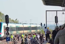 🚨BREAKING NEWS: MAYA TRAIN DERAILS IN CAMPECHE! A user shares a video of the incident at the capital city’s station.