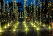 Dancing fountains at Paseo Juárez El Llano reactivated