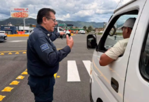 Opening of the new access roundabout in San Cristóbal