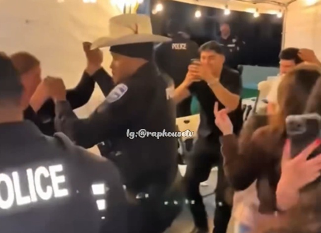 police dancing